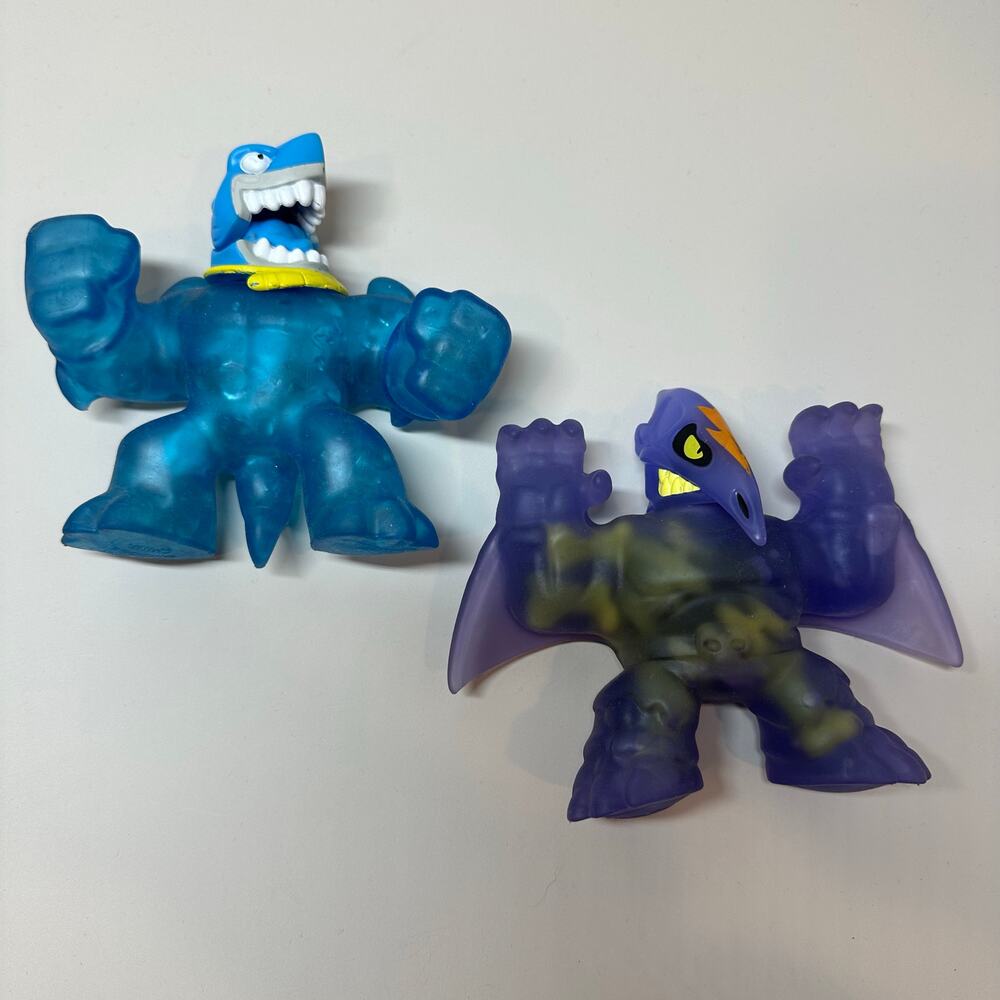 Heroes of Goo Jit Zu Action Figures Dark Matter Terrack Air Vac Thrash Dino